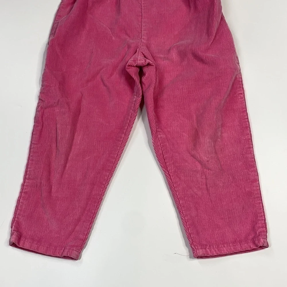 Vintage Oshkosh B'Gosh Pink Corduroy Overalls Girls 4T USA Made